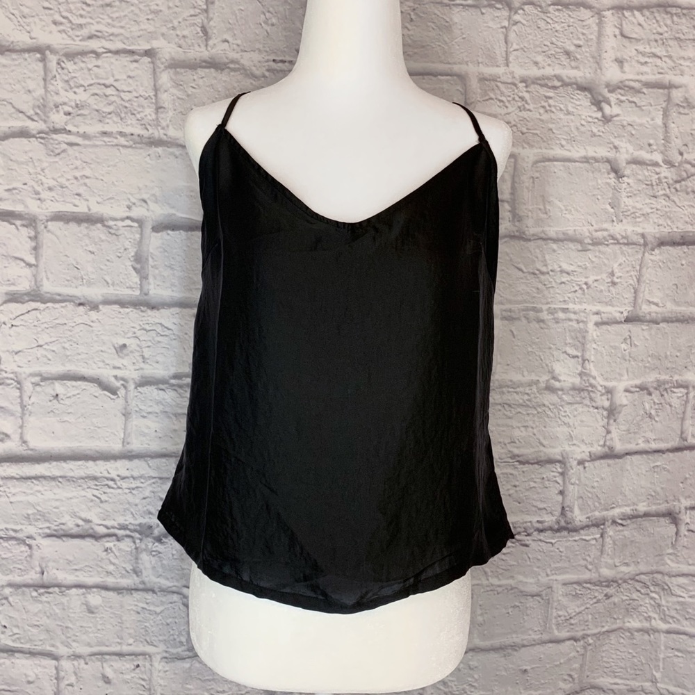 Urban Outfitters Black V-Soop Neck Blouse/Tank top